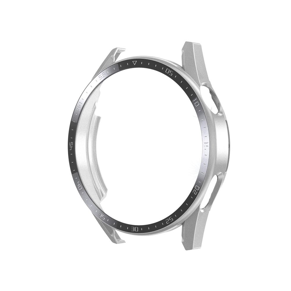 PC-Rahmen Gehärtetes Glas Hülle Kompatibel für Watch GT3 42mm 46mm Smartwatch Stoßfeste Abdeckungen