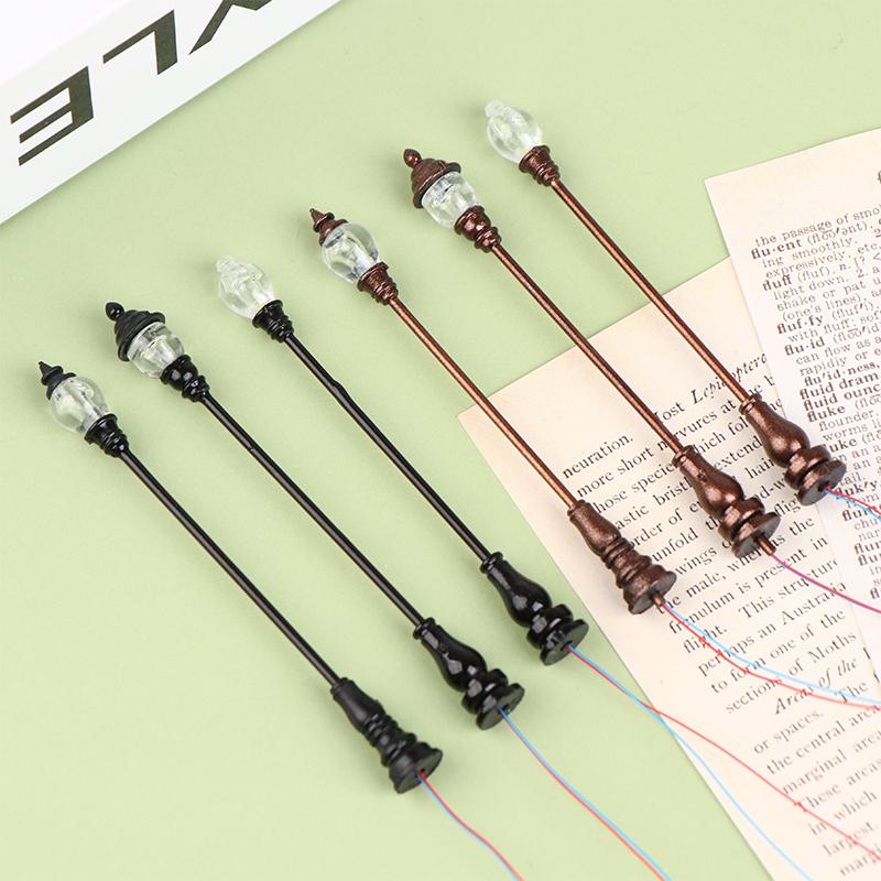 1:87 Scale Model Mini Lamps 3V Led White Light Street Lights For Micro Scene