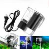 USB Powered Suspended Aquarium Filter Mini Hanging 2.5W 250L/H Flow for Small Fish Tanks Below 30cm Freshwater Pond Water Pump