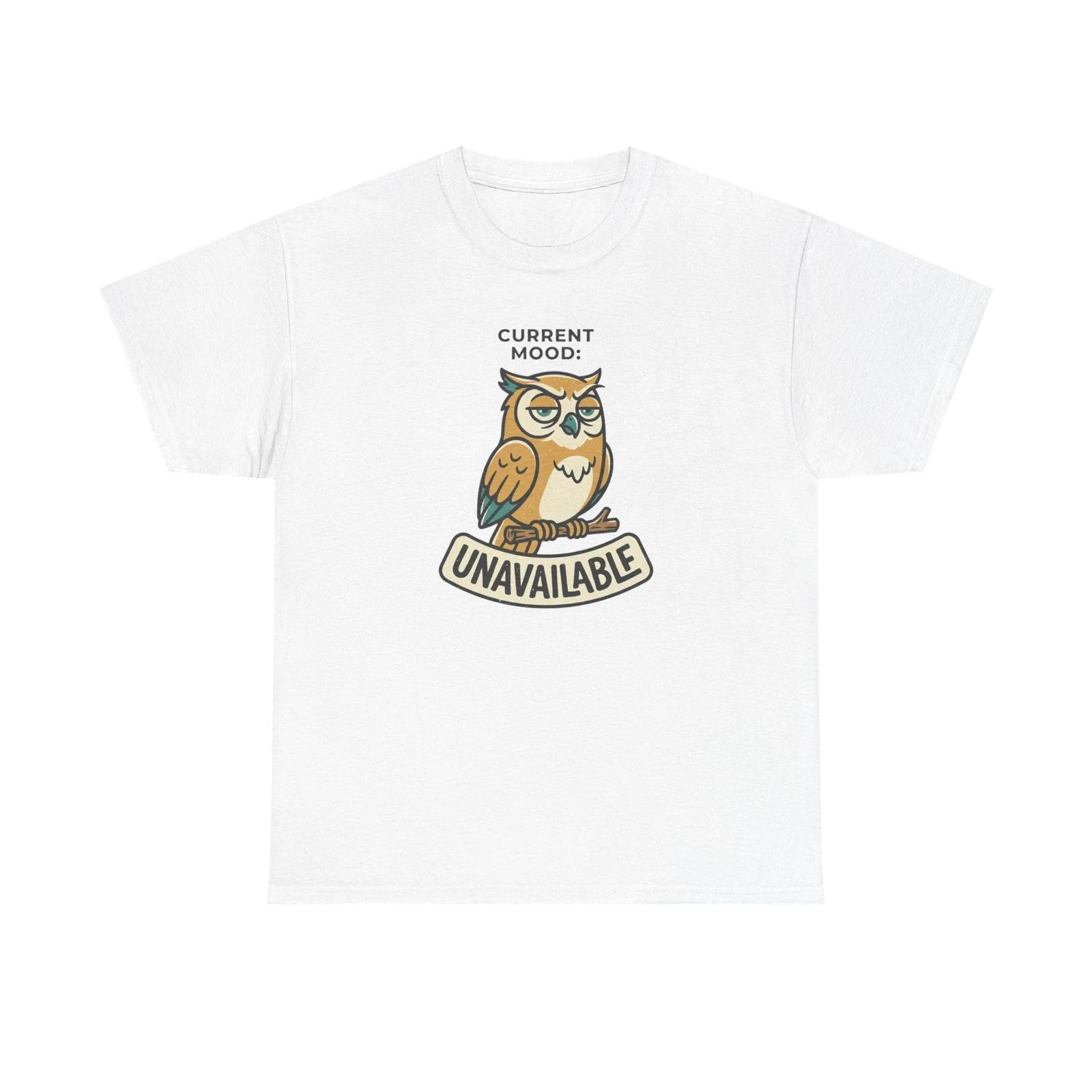 Owl Current Mood: Unavailable T shirt 3XL