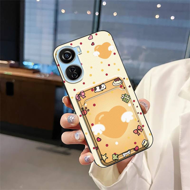 Husă TPU Full Wrap Pentru Telefon ZTE Axon40 Lite/V50 Design 5G/Nubia Neo 5G Drăguță Graffiti Mânecă pentru Card Impermeabilă Slot pentru Card