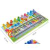 Kids Montessori Educational Wooden Math Toys Children Busy Board Count Shape Colors Match Fishing Puzzle Learning Toys Gifts