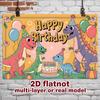 Party Backdrop Birthday Wedding Dinosaur Photo Booth Background Front Door Decor