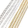 5 Meters/Lot Never Fade Stainless Steel Gold Necklace Chains Bulk For DIY Jewelry Findings Making Materials Handmade Supplies