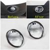 2Pcs Front Fog Light Lamp Cover Trim for Ford Explorer 2011 2012 2013 2014 2015 ABS Chrome