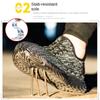 Labor Insurance Shoes, Fish Scale Fly-woven Mesh Fly-woven Anti-smash and Anti-piercing Men's Breathable Labor Insurance Shoes