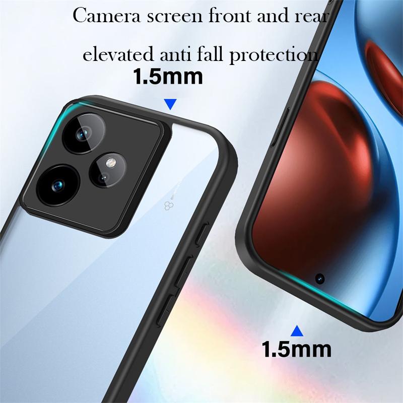 Transparent Case For Realme GT 7 Anti-fall Back Cover Case for REALME GT 7