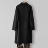 Fanzhen Men's 100% Wool Mid-Length Overcoat