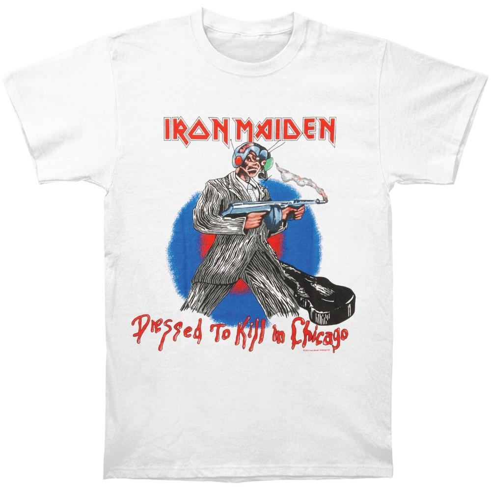 Iron Maiden Chicago Mutants T-shirt X-Large White Unisex T-Shirt S