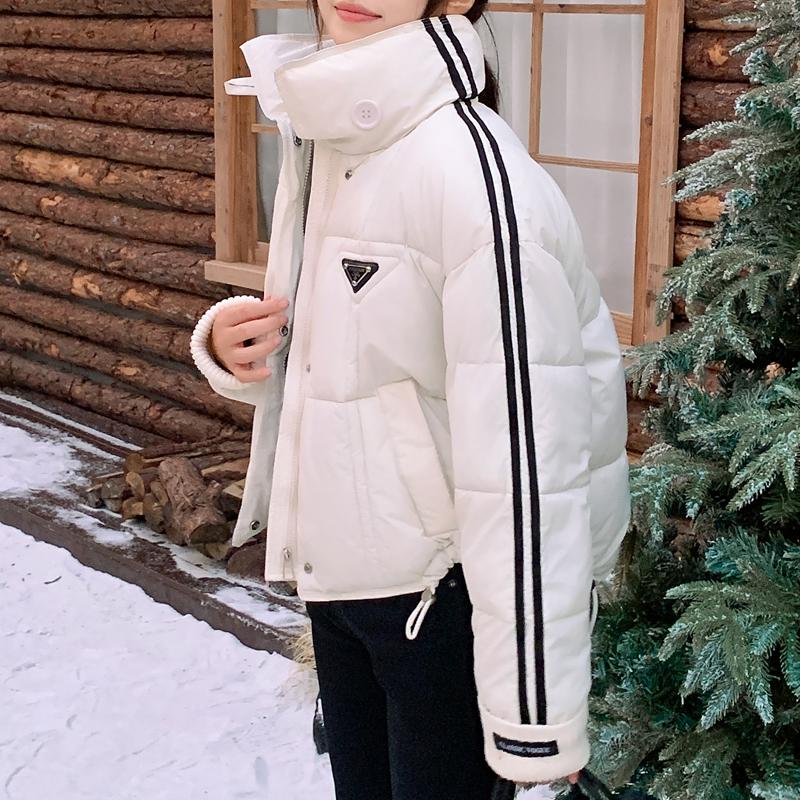 Mode Winter Kurzmäntel Damen Parkas Locker Damenjacken Dick Warm Übergroß Oberbekleidung