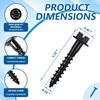 BAS01003 Air Box Bolt Screws Replaces (5 Pack) Compatible with GM Style Air Box, Air Box Screws Replace Part Number 6509605AA, 11549031 for Chrysler,