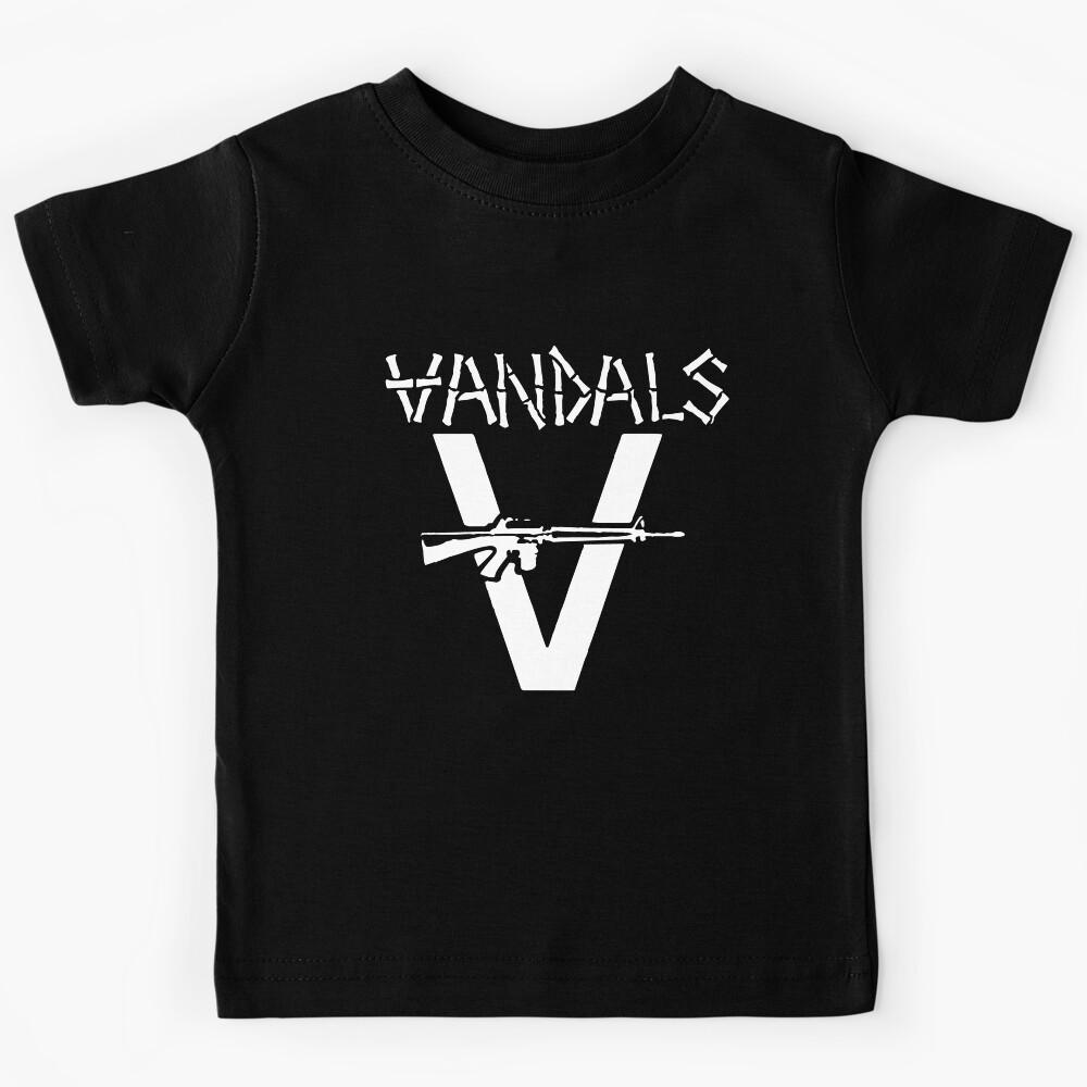 Band Stencil - White Kids T-Shirt 140