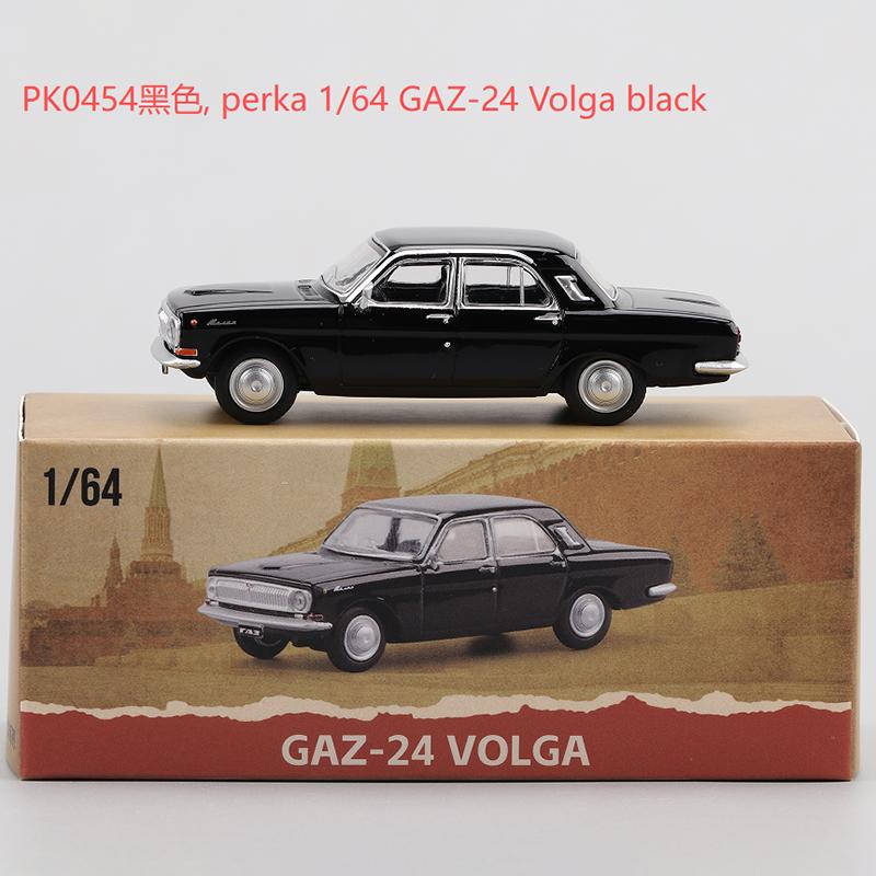 Perka 1:64 Scale GAZ-24 Volga Alloy Car Model Ornament Souvenir Display Collection Hobby Gift