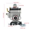 Carburettor For Carb  Hedge Trimmer Brush Cutter Chainsaw 22cc 36cc String Trimmer Parts Garden Tools