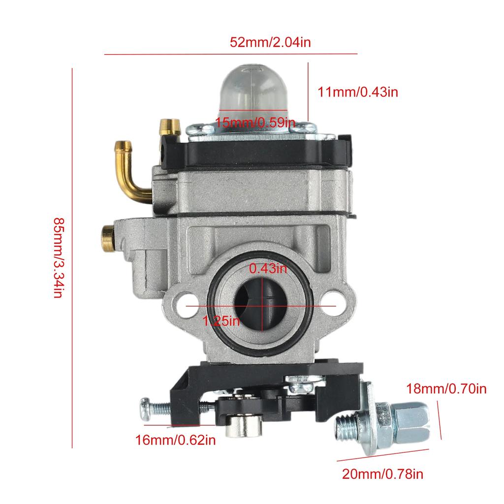 Carburettor For Carb  Hedge Trimmer Brush Cutter Chainsaw 22cc 36cc String Trimmer Parts Garden Tools