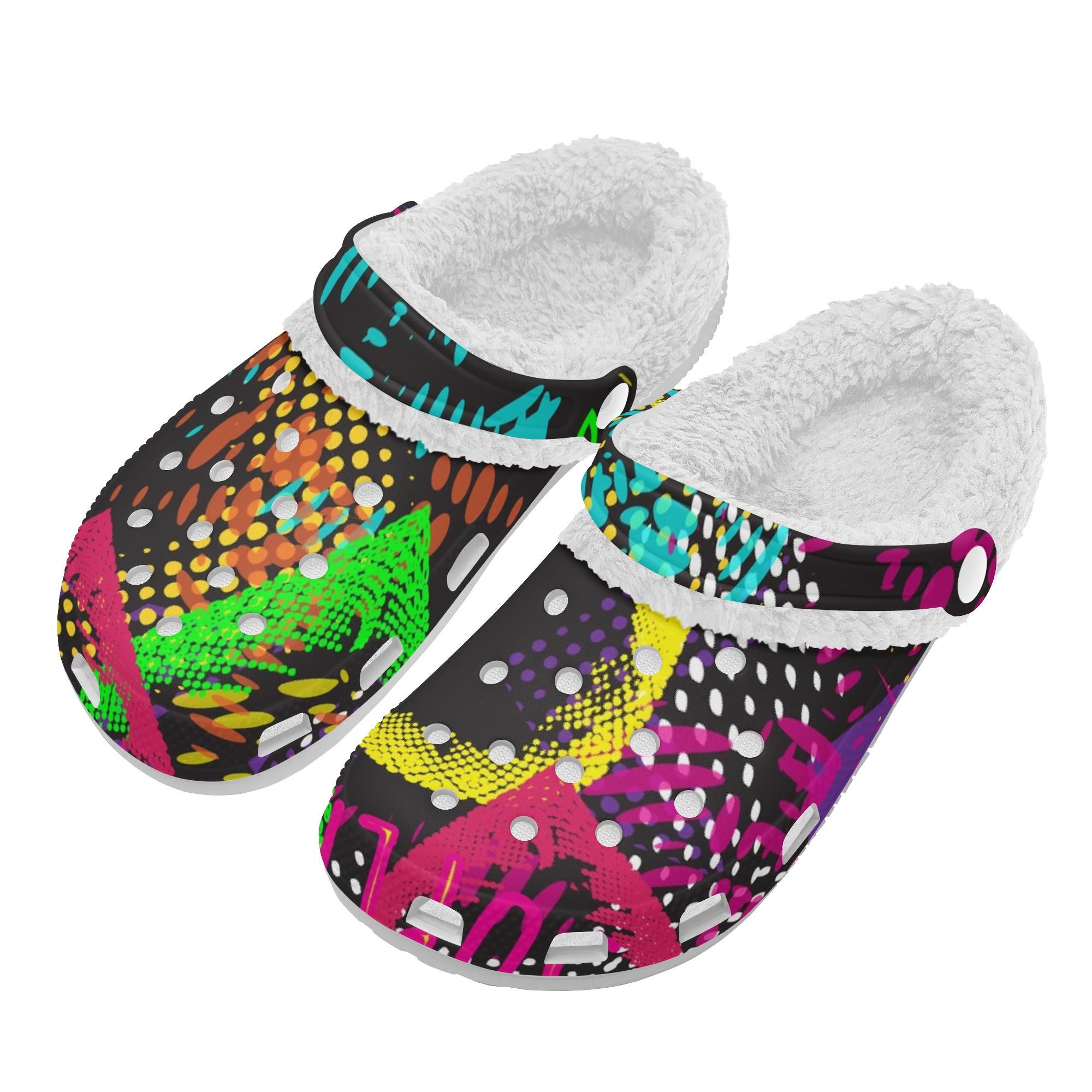 

1 пара белых ЭВА теплых уютных сабо с подкладкой, унисекс, обувь слипоны, легкая, противоскользящая, мягкий плюшевый интерьер для зимы, для повседневной комфортной носки 48 белый