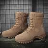 Men's Tactical Desert Hiking Boots - Large Size Military Combat High-top Field Boots