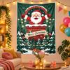 Weihnachtsthema Wandteppich, Xmas Wandbehang, Feiertags-Heim Schlafzimmer Dekoration