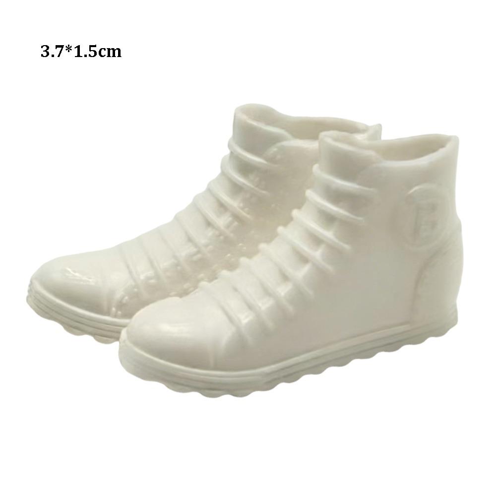 1Pair High Quality Fashion 1/6 Doll Shoes Plastic Multistyles Male Doll Boots Doll Casual Wear Shoes Fit Foot Length 2cm Dolls