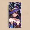 Game GI Mona Matte TPU Mobile Phone Case for Xiaomi Redmi Note 14 13 12 11 S Pro Plus 4G 5G Colorful Printing Cover