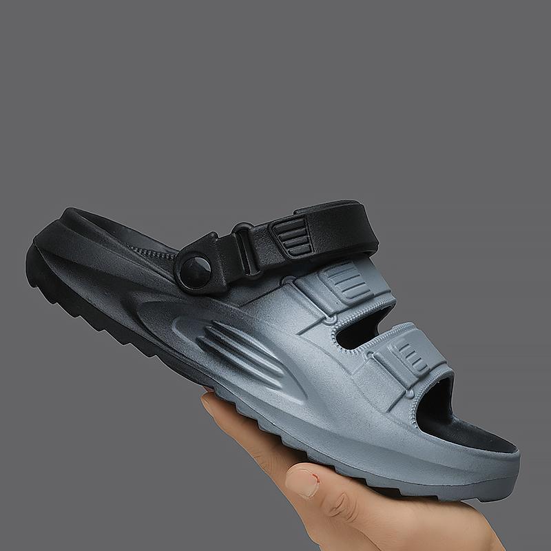

Summer New Men S Eva Slippers Beach Clogs Fashion Soft Slides Outdoor Sandals Men Casual Water Garden Shoes Male House Slippers 44-45