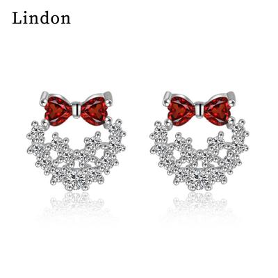 Lindon Women's Zircon Copper Alloy Earrings - Wedding Party Gift Pendant Earrings