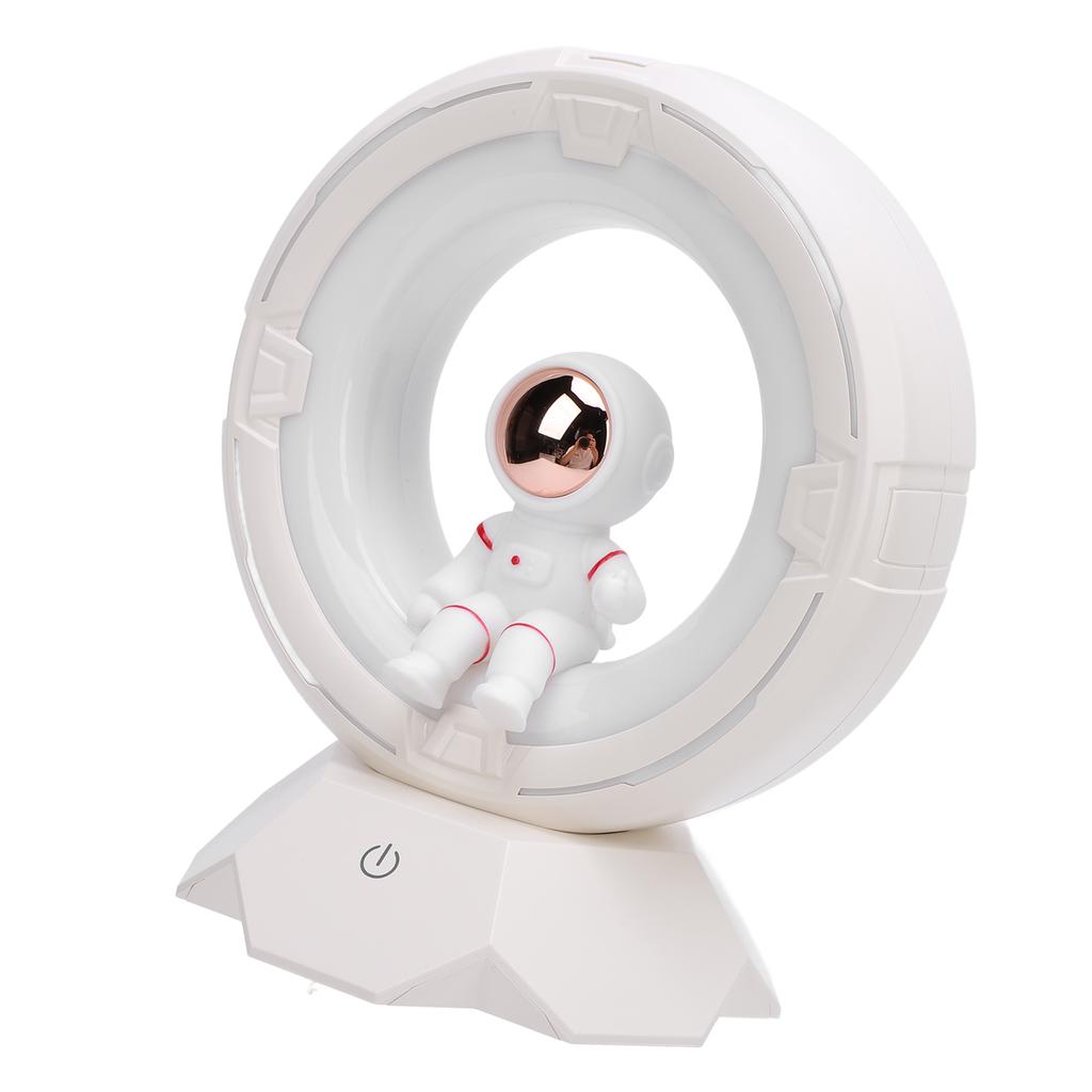 Weltraummann Nachtlicht für Kinder ABS PC Silikon 3 Farbtemperaturen USB Wiederaufladbare LED Nachttischlampe Schreibtischlampe