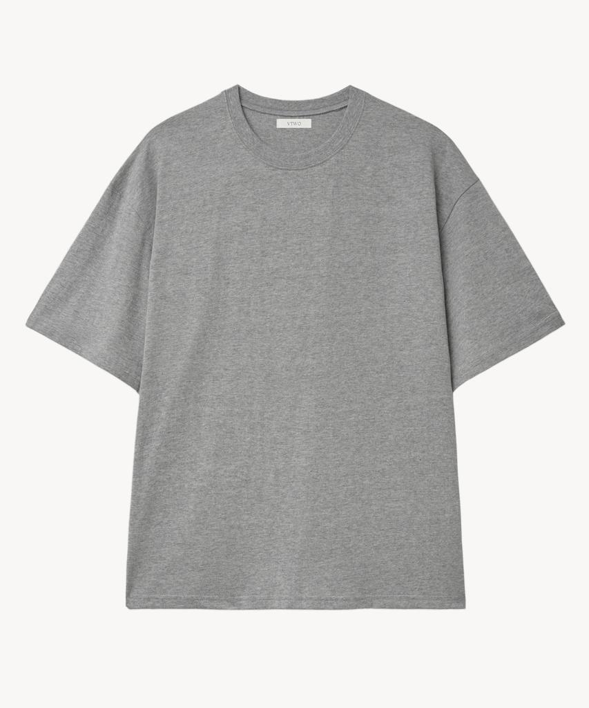 VTWO Washed Crop T-Shirt (Gray)