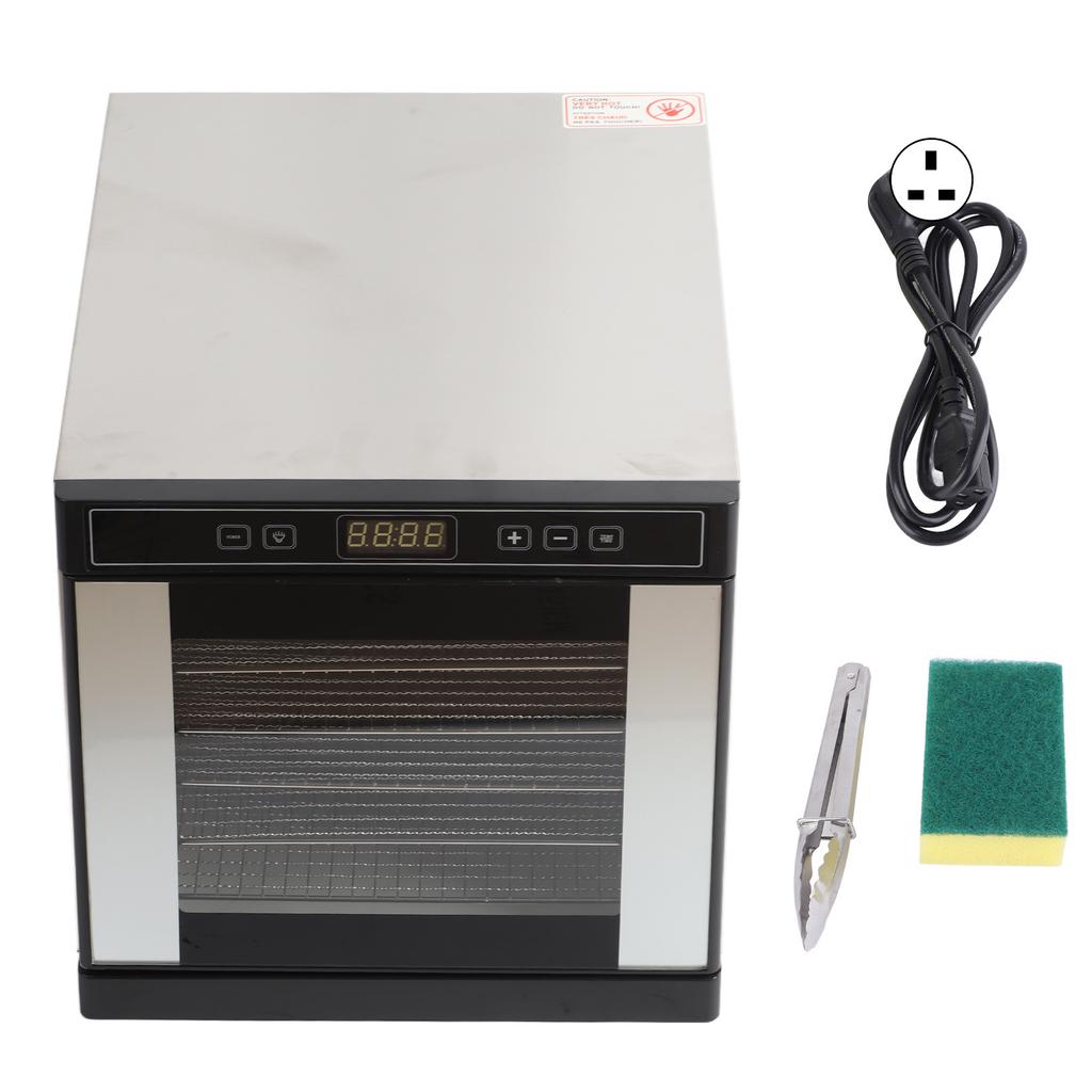 Food Dehydrator Hot Dryer 6 Trays Dryer Machine with Temperature Control for Jerky Fruit Meat Pet