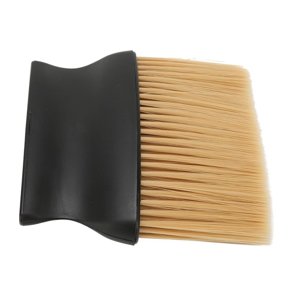 ABS Handle Barber Neck Duster Soft Nylon Hairs Hair Removal Duster For Hairdressing