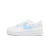 Air Force 1 Cushioning Abrasion Resistant Low Top Skateboard Shoes Unisex White Blue CW2288-001(Team1393-QD)