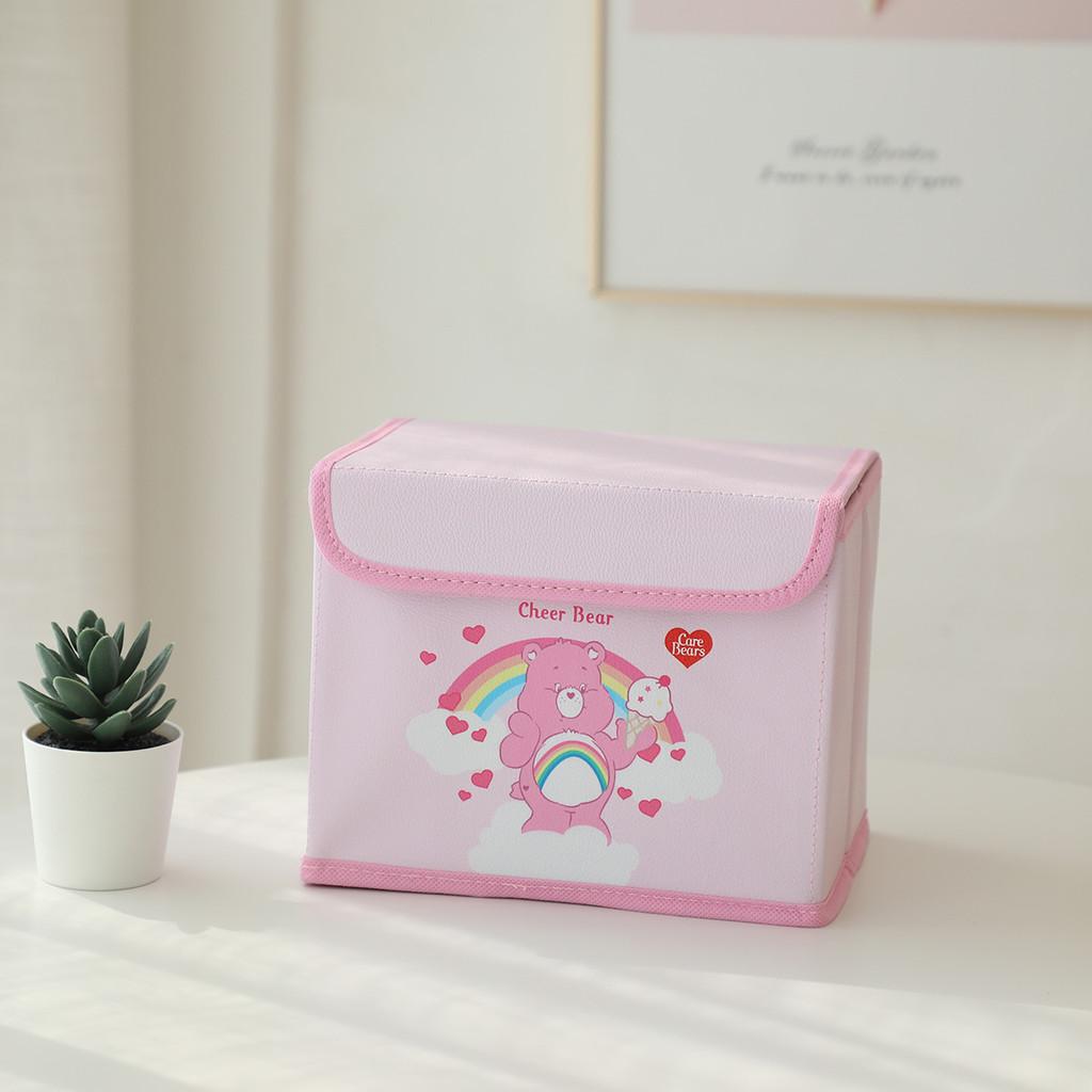 Hello Kitty Kuromi Cinnamoroll Melody Gittermuster Faltbare Klapp-Aufbewahrungsbox für Büro und Schlafzimmer