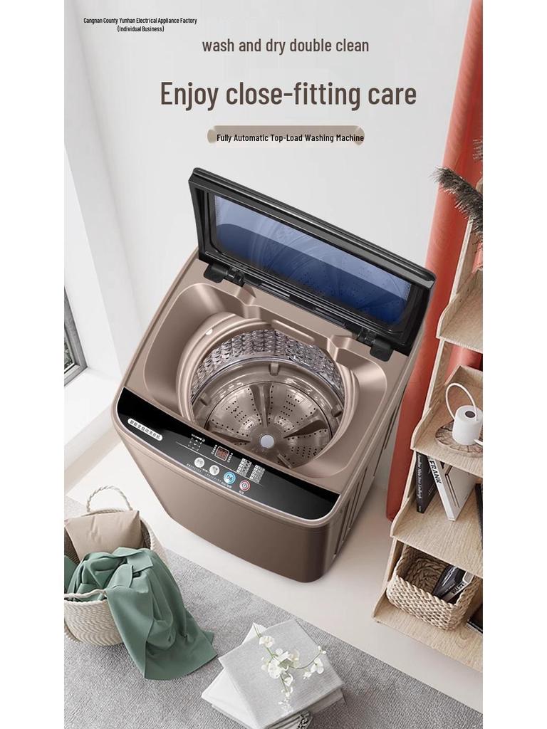 20 Fully Automatic Washing Machine, 12/15 kg Capacity, Ideal for Large Homes, Dorms, and Rental Housing with Wash and Dry Capability.