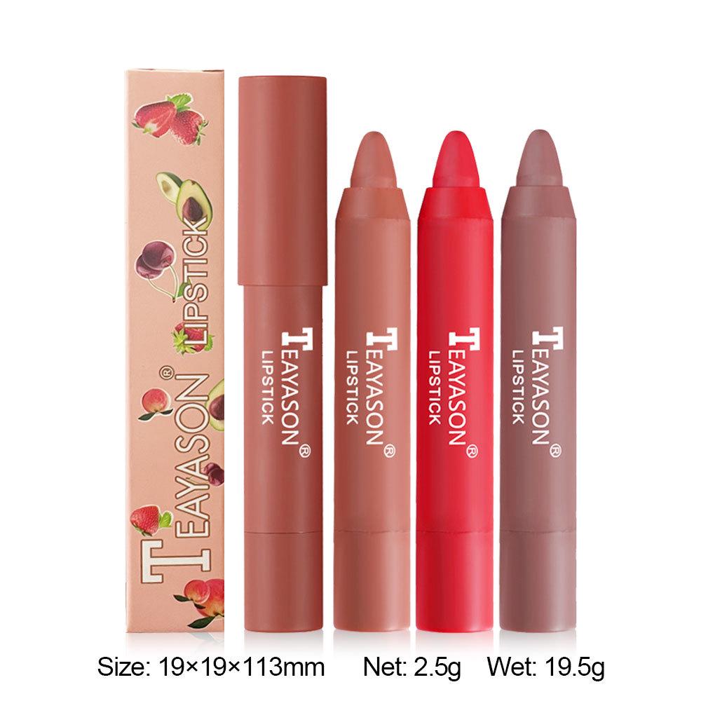 Matte Color Moisturizing Lip Gloss - Easy-Apply Rotating Lipstick Pen