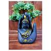 Black Palm Gautam Buddha Statue for Home Decoration Hand Buddha Statue for Living Room Garden Budh Showpiece