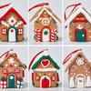 Fashion Christmas House Cute Hanging Ornament Christmas Tree Decoration Pendant  Xmas Tree