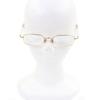 Great Cartier Glasses Trinity Square Frame gold mens Used