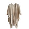 Women S White Fringed Hollow Out Shawl Versatile Air Conditioner Cape