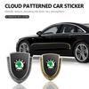 AAAAS1 Stylizacja Samochodu 3D Tarcza Metalowy Emblemat Odznaka Naklejka Dekoracja Naklejka Dla Skoda S Kodiaq Octavia 2 3 Yeti Karoq Rapid Fabia VII VRS