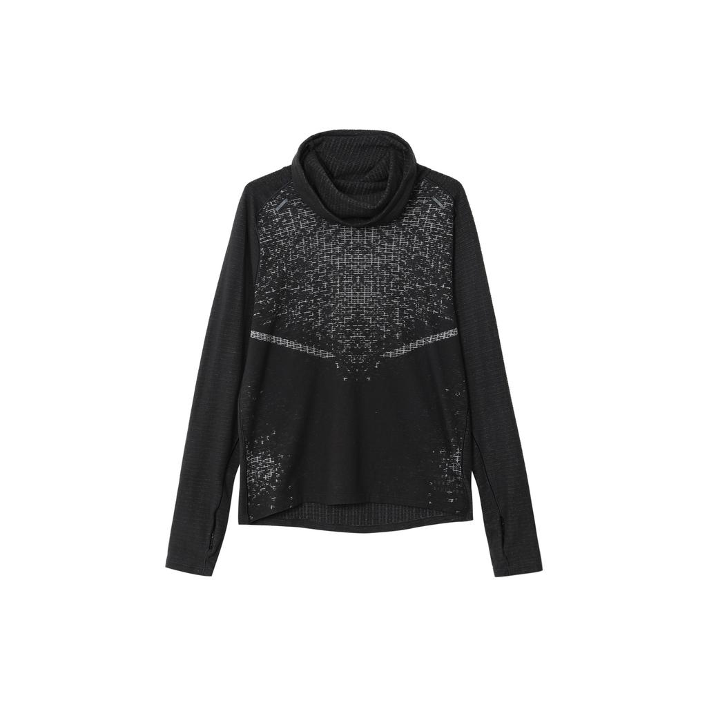 Nike Run Division Wooldorado Wool Solid Running Hoodie Men Tops Black CU7892-011