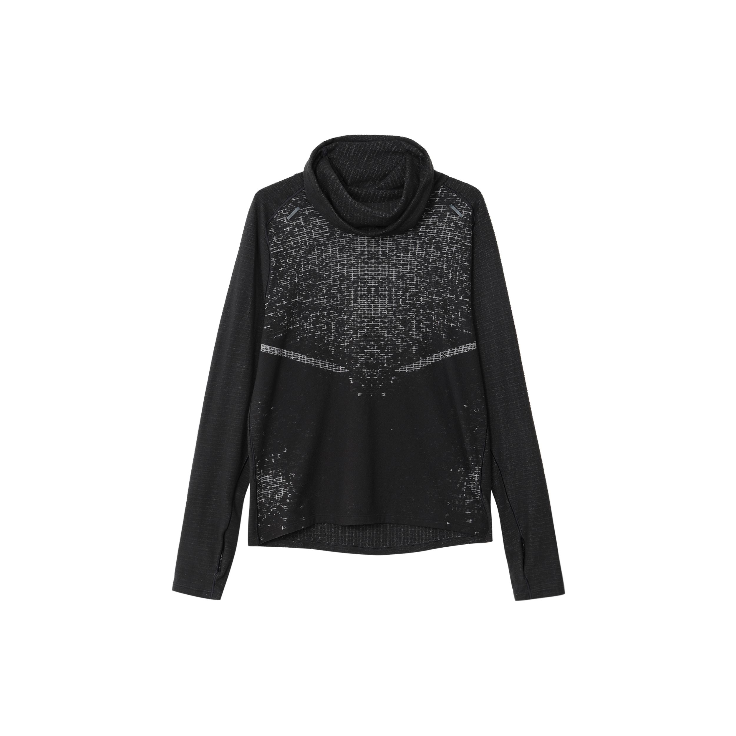 

Мужская однотонная толстовка для бега Nike Run Division Wooldorado Wooldorado, черная CU7892-011 L