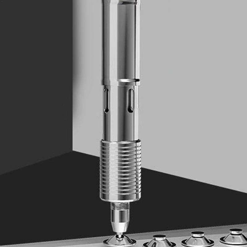 Nailer portabil cu aer pentru cuie pentru perete de ciment Mașină de unghii manuală cu 100 de cuie Instrument de fixare cu 5 roți dințate pentru pereți de cărămidă roșie din beton