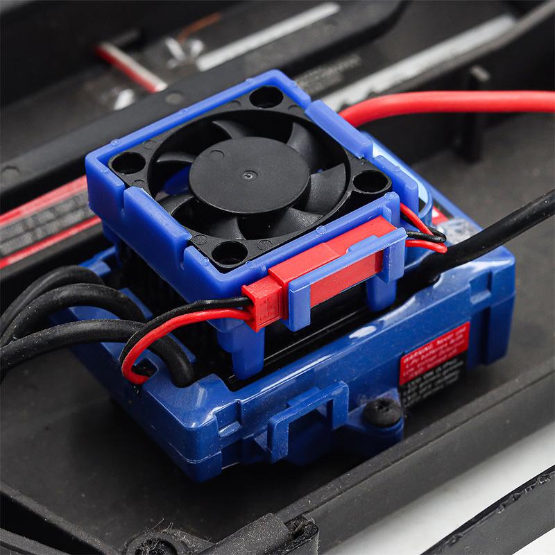 RC VXL-3s ESC Soğutma Fanı Motor Çift Fan Seti Uyumlu Traxxas Slash 4x4 Stampede 4x4 Rustler 4x4 Hoss 4×4 Velineon Soğutucu