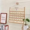 Reusable With Pockets Hanging Numbered Multi-layer Chart Holder Wall Decor Calendar Bag Storage Bag