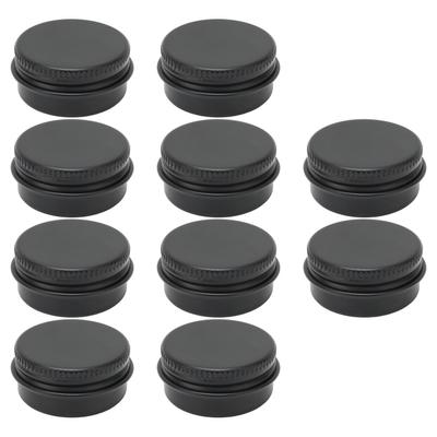 10 stuks Ronde Aluminium Blikjes DIY Leeg Navulbaar Opbergpot Container Set voor Vaste Parfum Lip