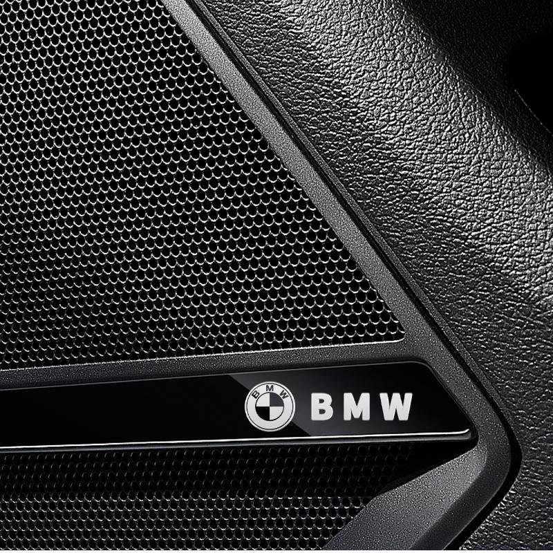 Kovové Nálepky Odznaky Dekorace Interiéru Auta Pro BMW M Power Performance M3 M5 X1 X3 X5 E30 E36 E39 E46 E87 E91 E90 E60 E82