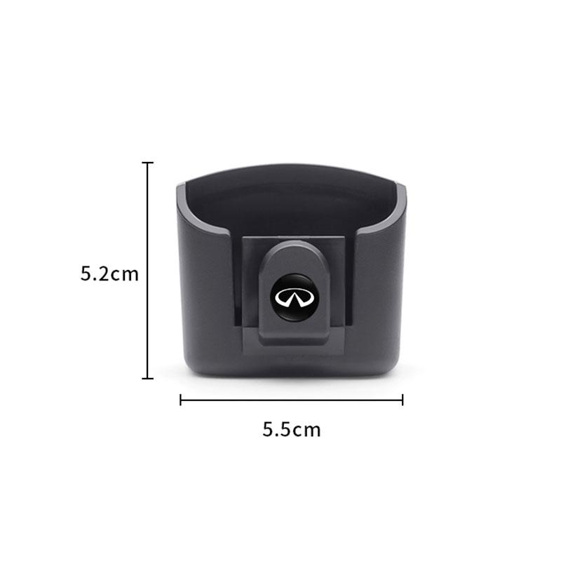 Car Key Storage Box Organizer Auto Dashboard Sunglasses Card Holder Clip For Infiniti QX55 QX50 QX60 QX80 Q50 Q70L Q60 Q30 QX70 UU555