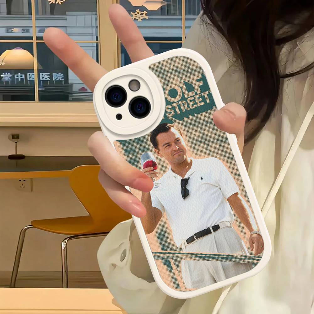 Classic Movie W-Wolf Of W-Wall S-Street Leather Phone Case For IPhone 16 15 14 17 Pro Max 11 12 Mini Plus Soft Shell