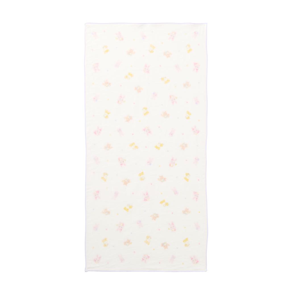 MIKI HOUSE Gauze Towel Bathtime Gauze Made in Perfect for Baby Boys and Baby Pink Set, Towels, 2-Piece Set, 100% Cotton, Japan, 35x70cm, Prep, Girls,