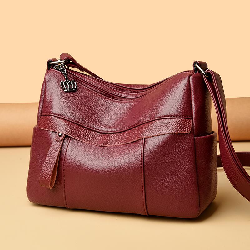 Dames Handtassen Vrouwelijke Designer Merk Schoudertassen voor Reizen Weekend Buiten Feminine Bolsas Leer Grote Messenger tas Winter